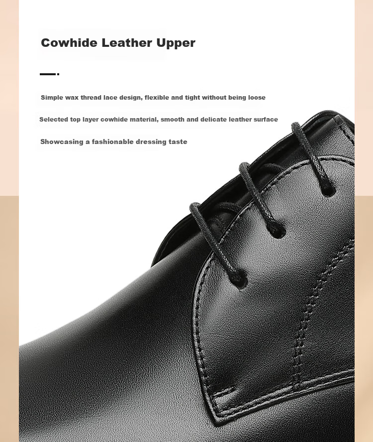 Goldlion Men's Shoes, Business Formal Wear, Wedding Shoes, Comfortable Derby Leather Shoes, 50274043201A, Black, Size 37 5
