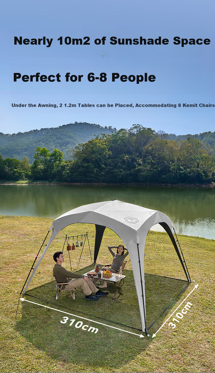 JD Jingzao Lanshan Automatic Quick-Open Dome Canopy Exclusive Removable Full Fabric Door Curtain 8