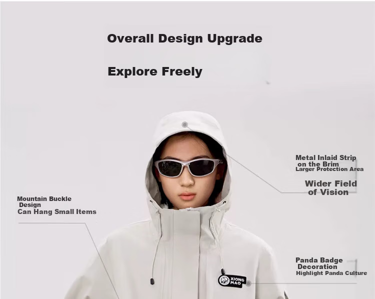 CAMEL Outdoor Waterproof, Windproof And Breathable Jacket for Men And Women, Three-In Fleece-Lined Warm Mountaineering Coat 22