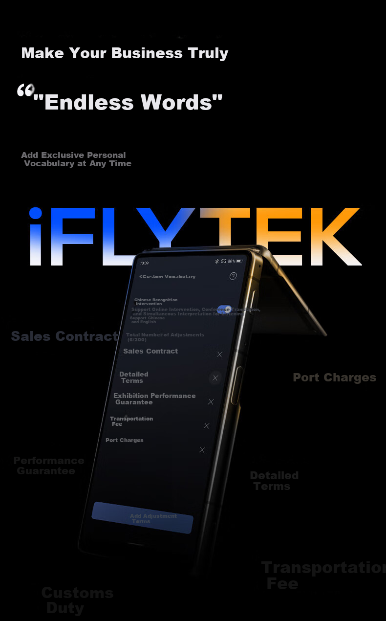 IFLYTEK Dual-Screen Translation Device 2.0, Multi-Language Offline Translator, Simultaneous Subtitle Translation, Industry Translation, Portable Real-Time Translation for Overseas Travel And Spoken Language Translatio 16