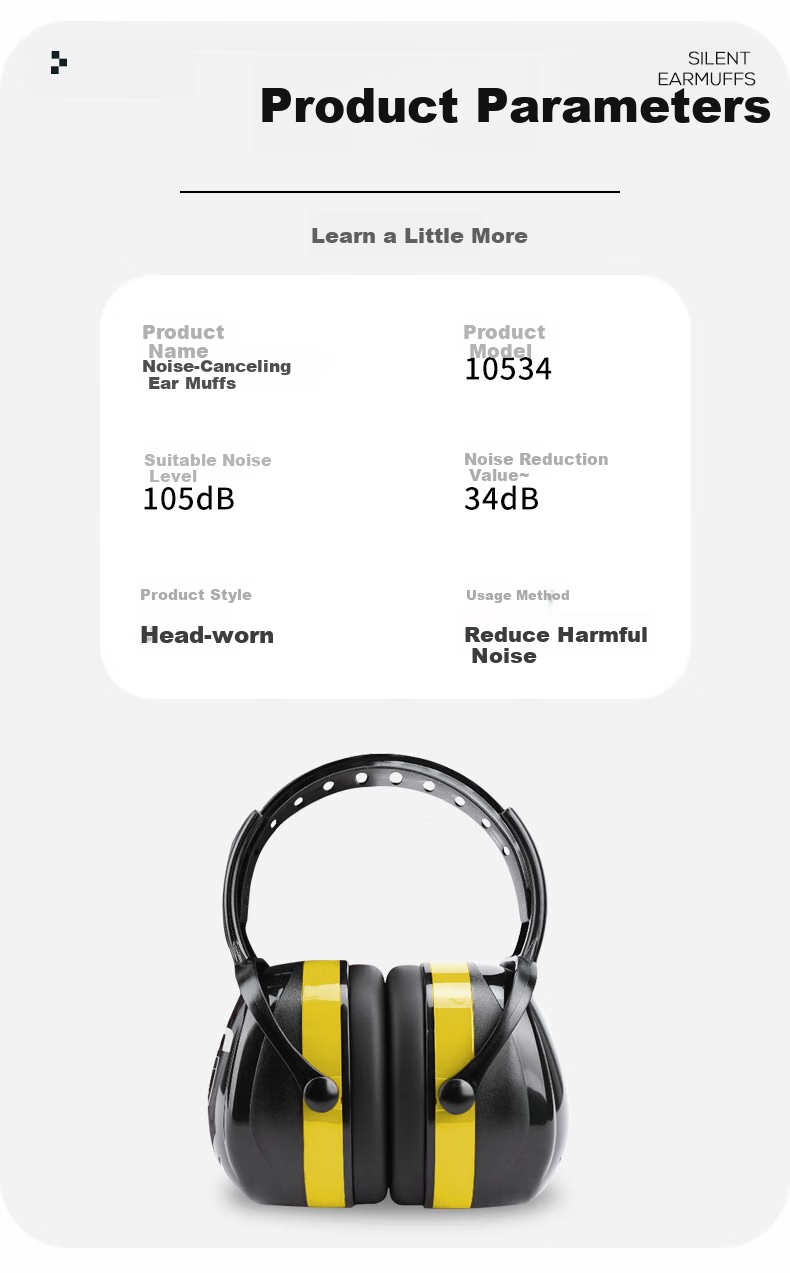 VIAN Soundproof Earplugs Professional Noise Reduction Sleeping Aid Noise Cancellation Industrial Factory Noise Protection Anti-Interference Headphones 10133 Soundproof Earplugs 3