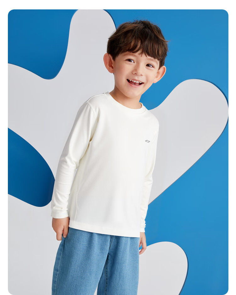 BALABALA Balaone Children's Clothing, Kids' Long-Sleeve T-Shirt, New Autumn Style for Boys And Girls, Quick-Dry, Cool-Feeling, Sun Protection Top 23