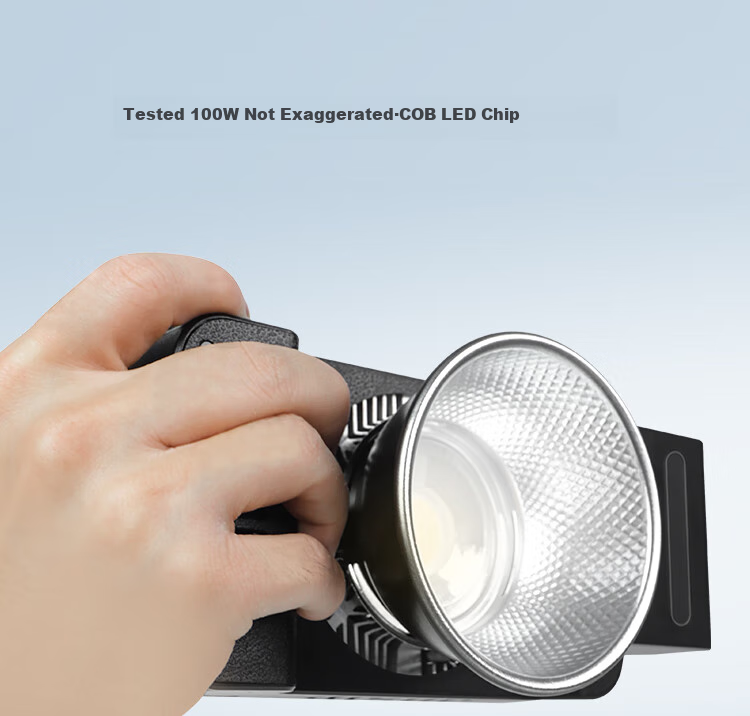 Hakutatz 100W Handheld COB Photography Light, Fill Light, Live Streaming Studio Professional Portable, for Photography, Video, Food, Film And Television, Outdoor Shooting, Continuous Lighting, Pocket Light 2