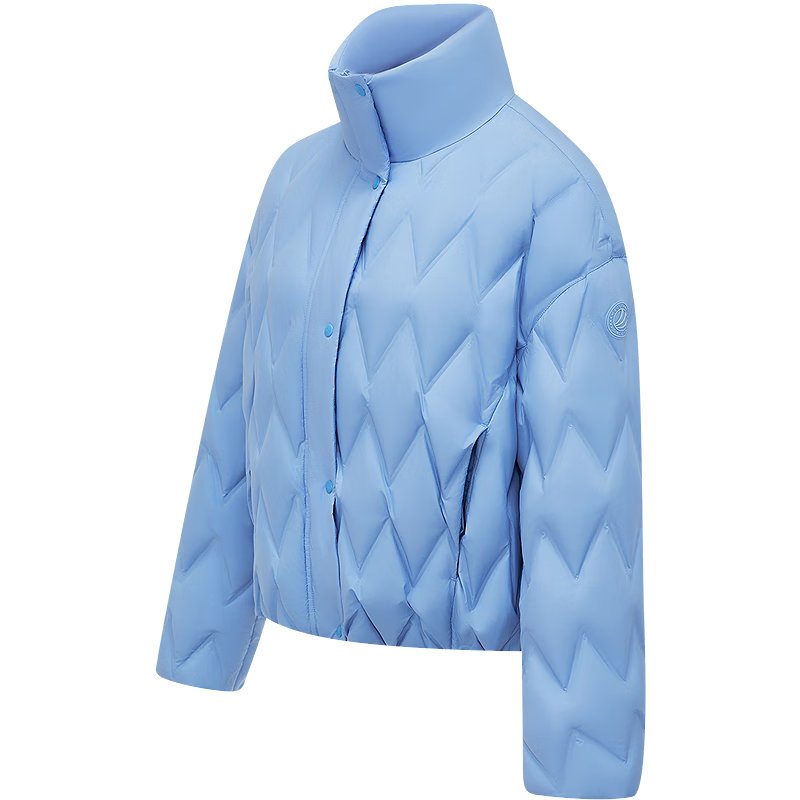 BOSIDENG Women's Spring and Autumn 90% Down Lightweight Stand Collar Slim Fit Short Casual Versatile Jacket