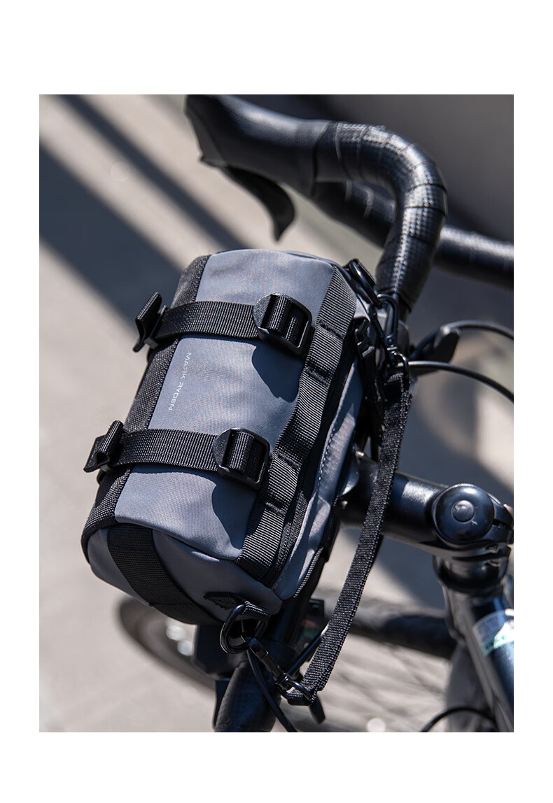MARK RYDEN Shoulder Bag Crossbody Bag Sports Cylinder Small Bag for Men And Women, Outdoor Cycling Mini Backpack with Detachable Shoulder Strap 9