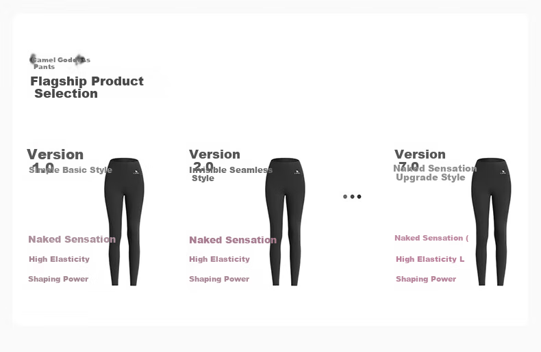 CAMEL Sun Protection Shark Leggings for Women, Elastic Yoga Fitness Running Sports Pants Y25CY1L7005 Phantom Black L 1