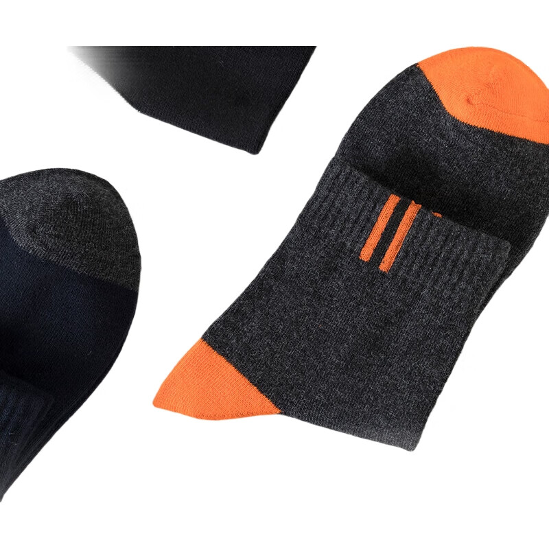 Мужские носки Mianshisan, 100% хлопок, антибактериальные, предотвращающие запах, средней длины, для осени и зимы, дышащие, длинные носки для мужчин, 6 пар в упаковке