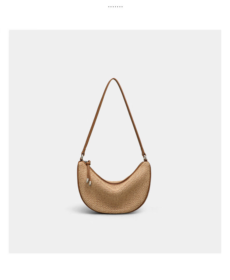 Aiqinghai Woven Handbag, Women's Shoulder Crossbody Bag, Dumpling Bag, Light Luxury Brand, Birthday And Mother's Day Gift, Practical Present for Mom 3