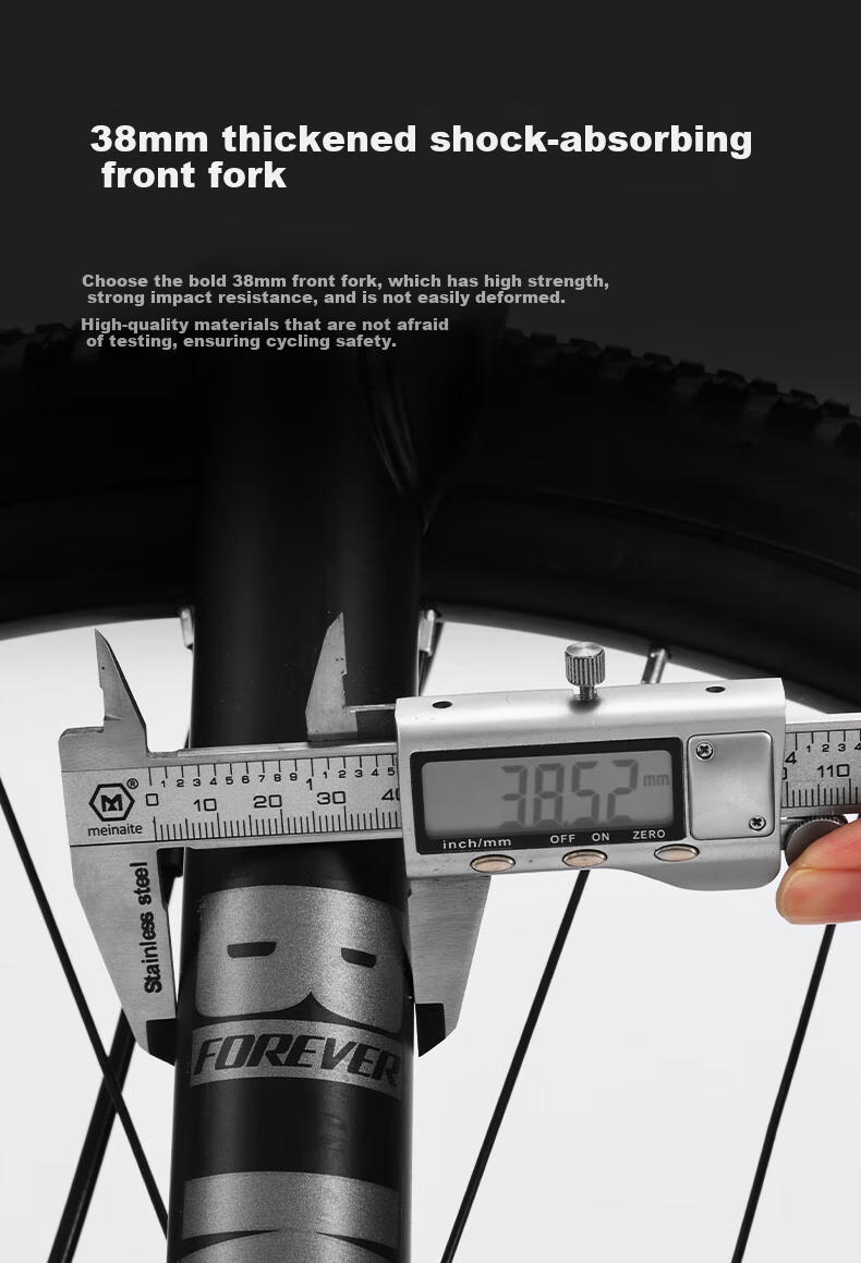 FOREVER Mountain Bike, 30-Speed, 27.5-Inch, Hydraulic Disc Brakes, for Men And Women, Adult And Student Off-Road Bicycle, Matte Gray 5