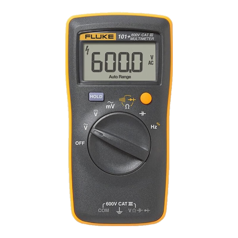 FLUKE 101+ Upgraded Handheld Digital Multimeter, Smart Multi-Function Meter with Auto-Ranging Instrument