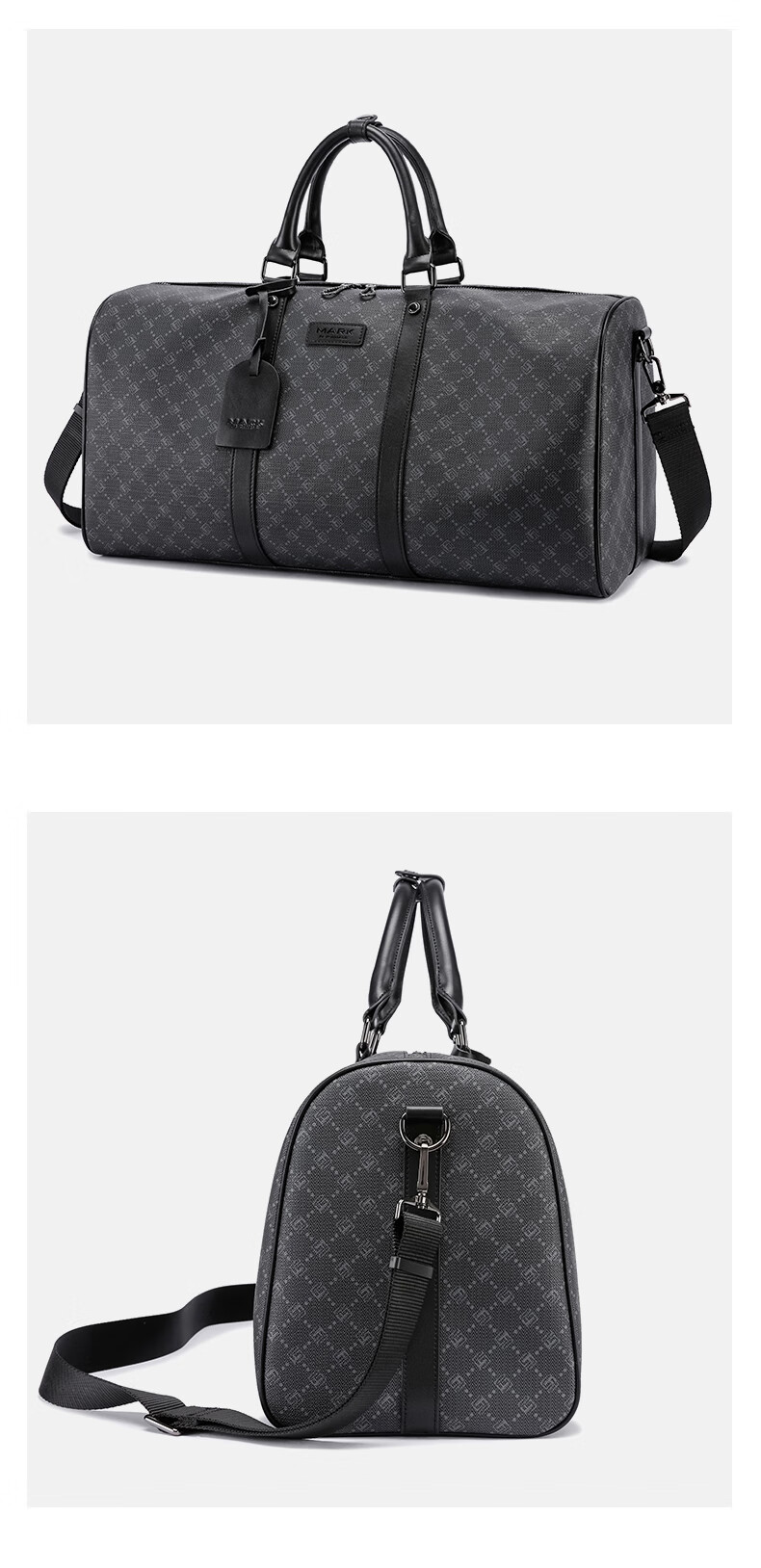 MARK FAIRWHALE Business Printed Travel Luggage Bag Sports Gym Handbag Gift for Husband Boyfriend 520 11