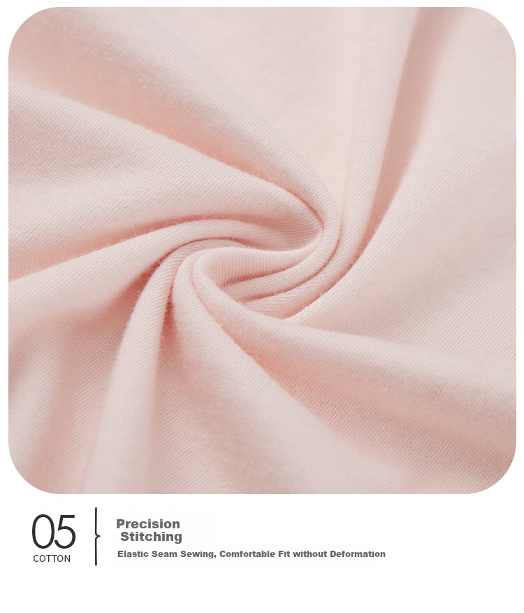 Yiershuang [60 Pieces 100% Pure Cotton] Women's Undershirt Short Sleeve Round Neck All-Cotton Soft Comfortable Base Shirt Pajama T-Shirt 14