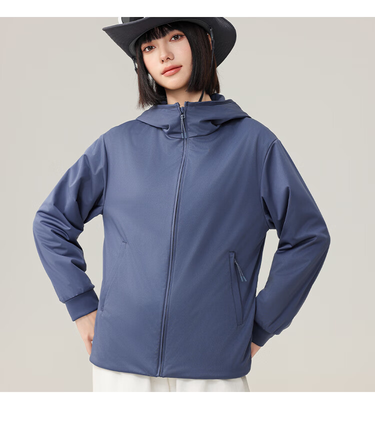 SNOWFLYING Women's Hooded Jacket 2025 Fleece Waterproof Softshell Lined Sweatshirt White M160 7