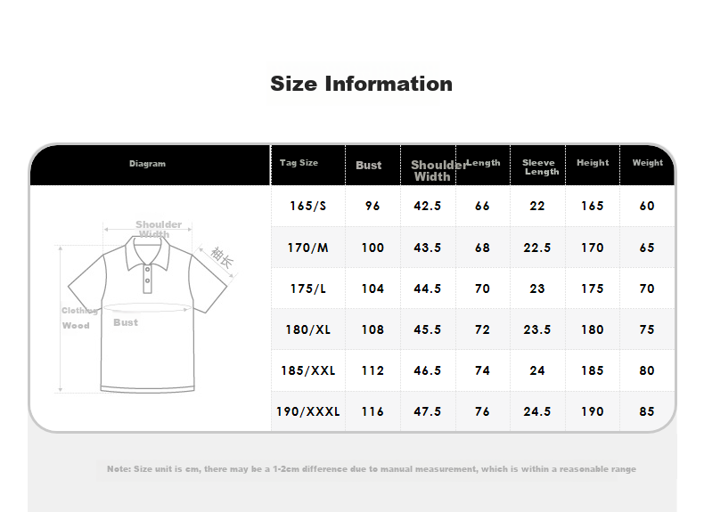 GXG Men's Clothing, Summer Fashion Contrasting Color Pure Cotton Men's Collared Polo Shirt Short Sleeve, Black 1, 165/S 5