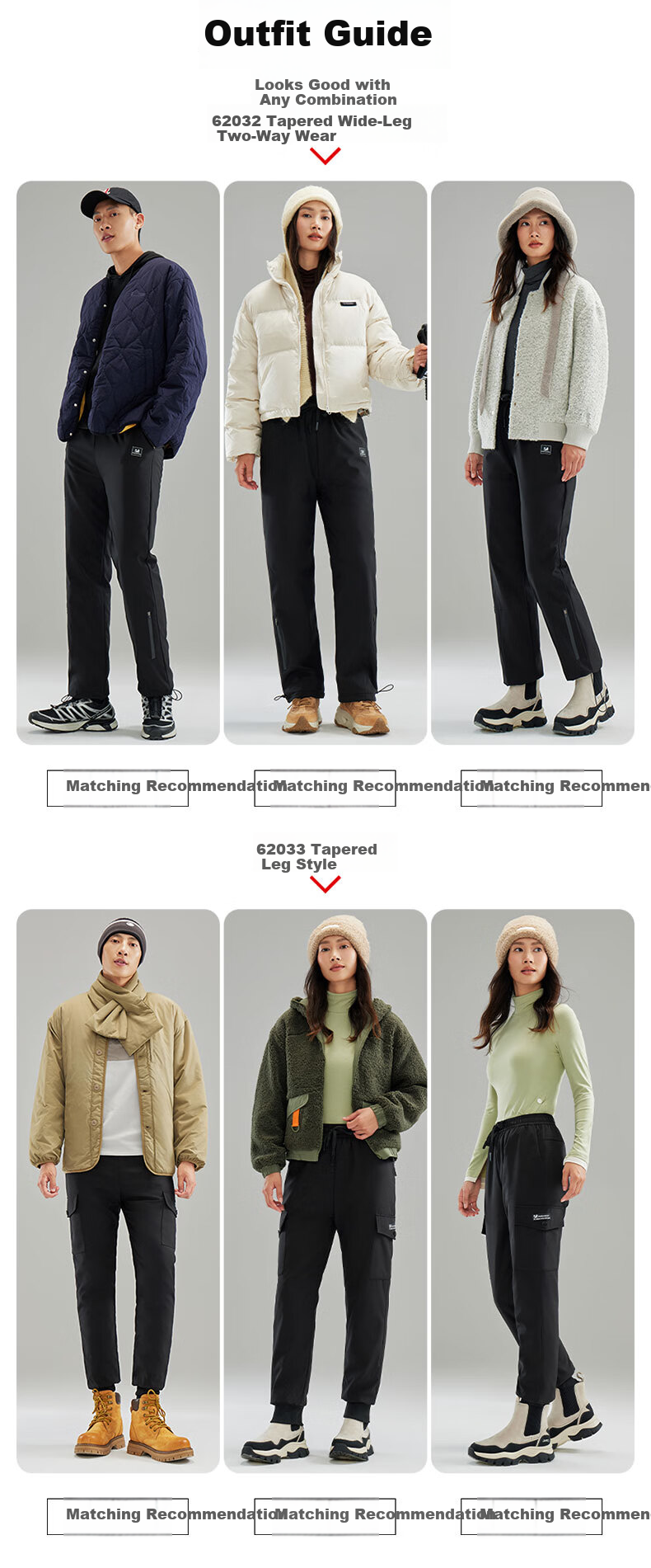 Xiongmaoxiangban down Pants for Men And Women, Outdoor Wear, Winter New Style, Thickened Goose Down Wool Cotton Pants, Northeast -30°C Warm Trousers 7