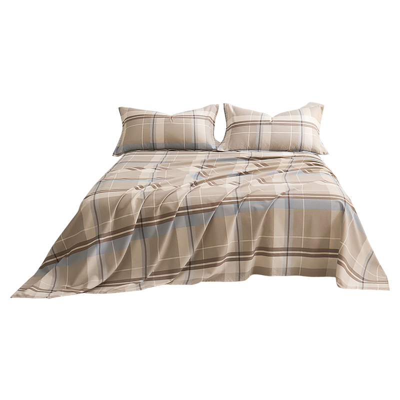 HLA 100% Cotton Thickened Single Bed Sheet Fitted Sheet Bed Cover Bedding Set Yiluo 230x250cm