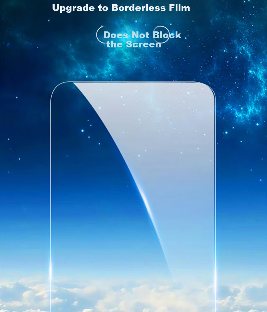 ESCASE Honor X30 Tempered Glass Screen Protector, Full Coverage, High Definition Glass Protective Film, Transparent 6