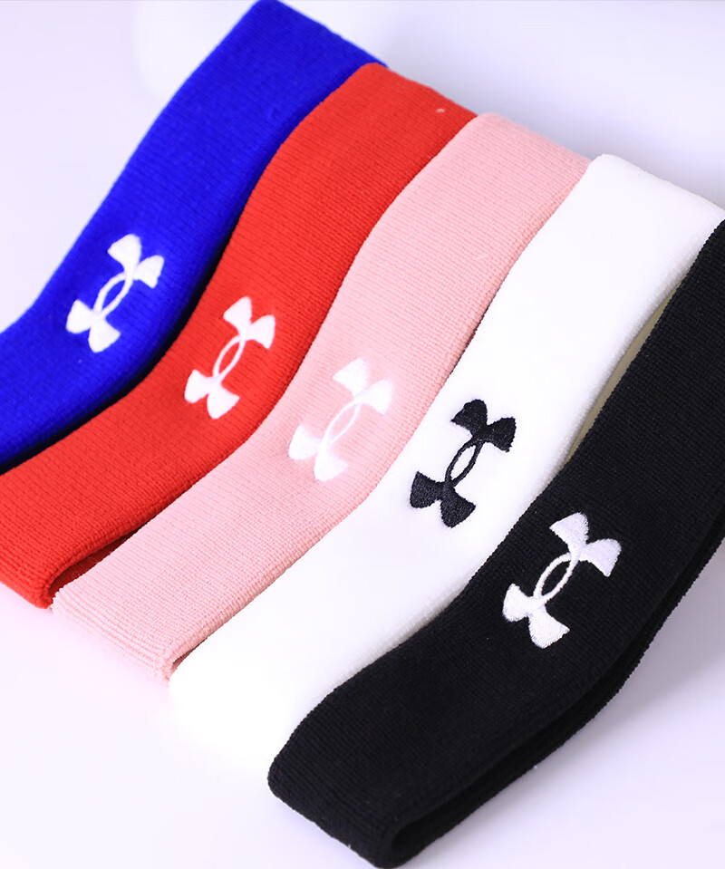 Under Armour Sports Headband for Men And Women, Sweat-Absorbing Band, Running Sweat-Guiding Headband, Basketball Sweat-Proof Headband, Forehead Protector, Blue 13