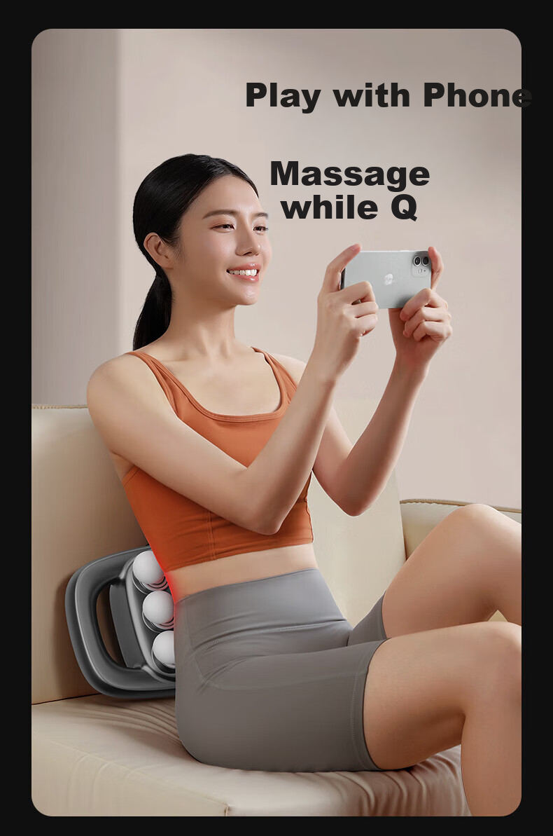 KONKA [Mid-Autumn Festival Gift] Twelve-Head Fully Automatic Massage Gun with Fascia, Full Body Massager, Leg Massager, Cervical And Calf Muscle Massager, Waist Massager, Multi-Head Neck And Fascia Device for Girlfriend 6