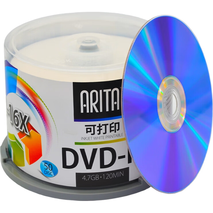 DVD-R RITEK E-Age Printable, 16x, 4.7GB, 50 шт.