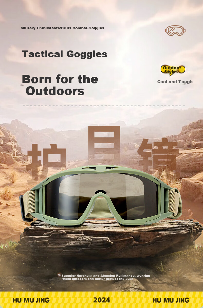 Zhugu Goggles, Anti-Fog Protective Eyewear, Fully Sealed Multifunctional Windproof And Sand-Proof Glasses [Anti-Fog Type] 1