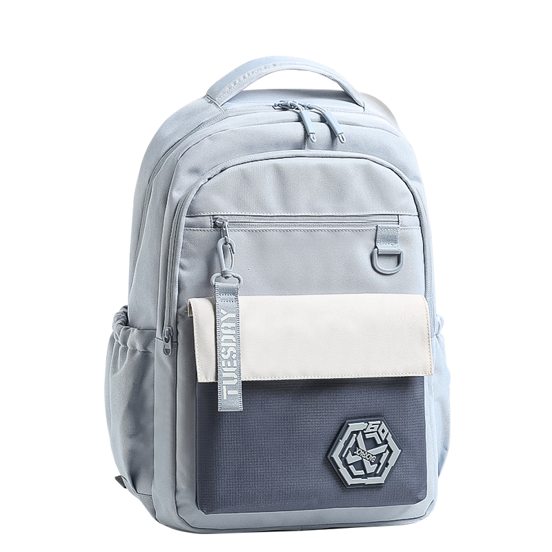 COW Backpack for Men And Women, Suitable for Middle School, High School And College Students, Large Capacity Lightweight Travel Commuter Bag in Blue Dreamy Style