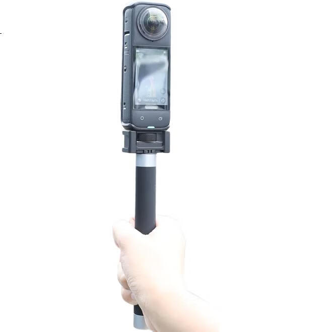 Быстросъемный кронштейн Qiye для панорамной экшн-камеры Insta360 X4, с интерфейсом GoPro, штатив