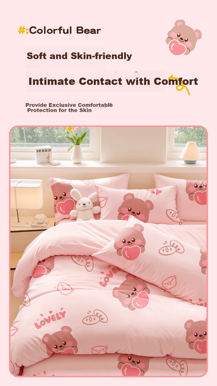 BADIGAO Disposable Bedding Set: Three-Piece Duvet Cover, Pillowcases, And Bed Sheet for Travel, Double-Size, Thickened Bedding for Hotels to Prevent Dirt 4