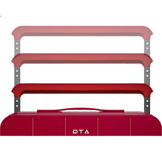 Чемодан DTA Bordeaux Red, 22 дюйма, с кодовым замком TSA, 4-колесный, материал PC
