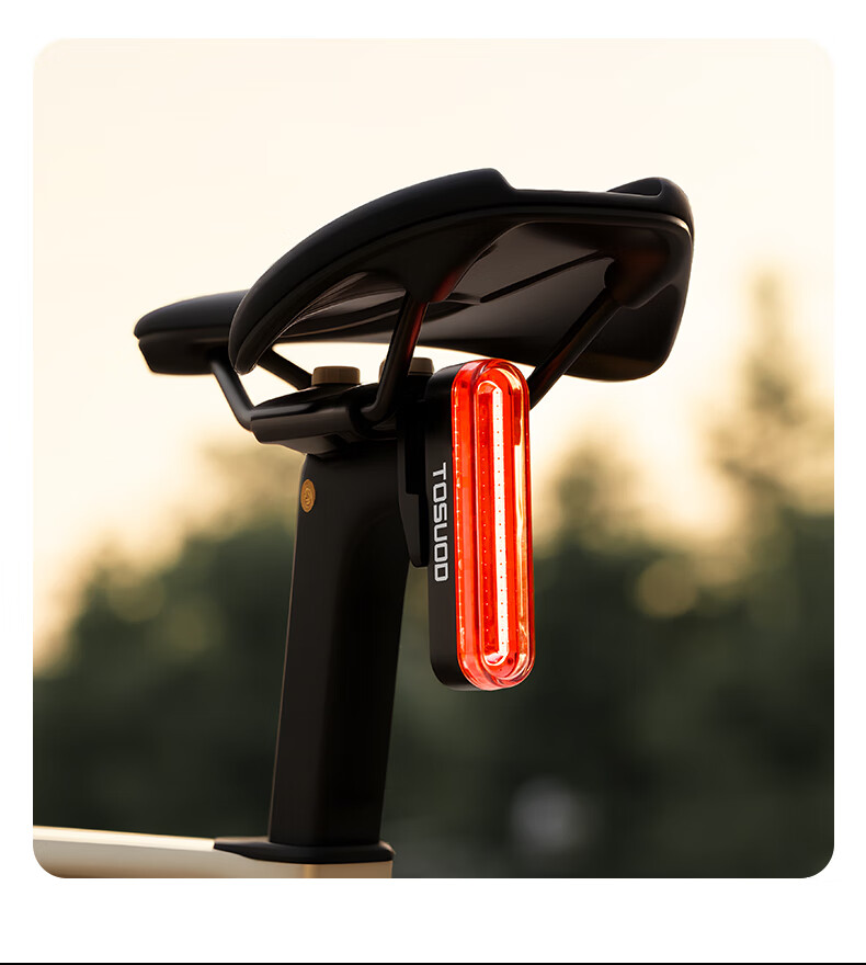 Captain Tas Bicycle Riding Tail Light Smart Remote Colorful Turn Signal Mountain Road Night Riding High Brightness Warning Light Cycling Equipment 1