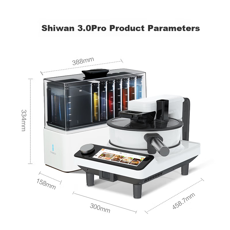 TINECO Smart Cooking Machine Shiwan 3.0 Pro, Home Automatic Stir-Fry Robot, Multifunctional Electric Steamer, Electric Wok, Electric Cooker