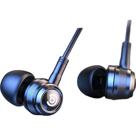 Проводные наушники Chengao In-Ear, черные, разъем 3.5 мм