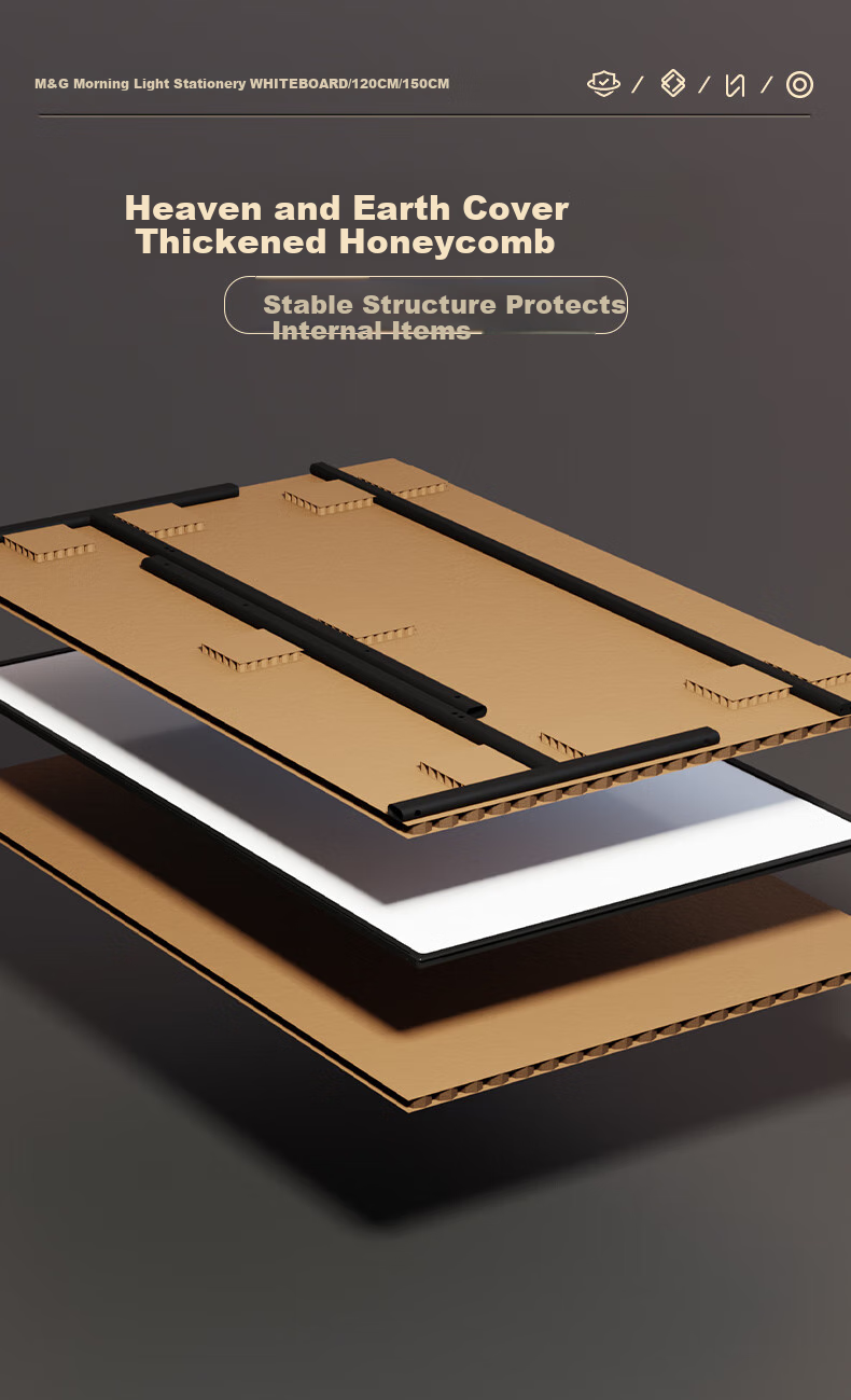 M&G High-End Home Model, 90*150cm H-Shaped Stand Whiteboard, Double-Sided Writing, Movable And Height Adjustable Children's Drawing Board/office Meeting Whiteboard/blackboard/writing Board ADB983CS 10