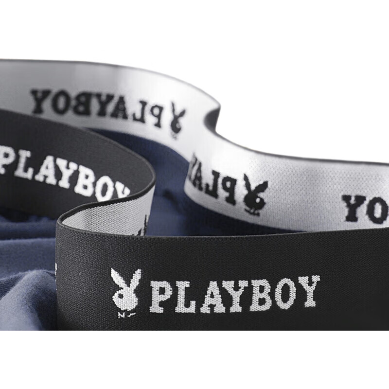 Мужские трусы PLAYBOY, хлопковые, с U-образной ластовицей, дышащие, 4 шт., размер 2XL