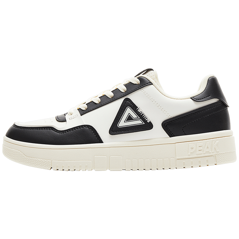 PEAK Men's Sneakers, Air Force One Style, Summer Low-Top Casual Shoes, Trendy Soft-Soled White Shoes, Versatile Sports Shoes, DB310127