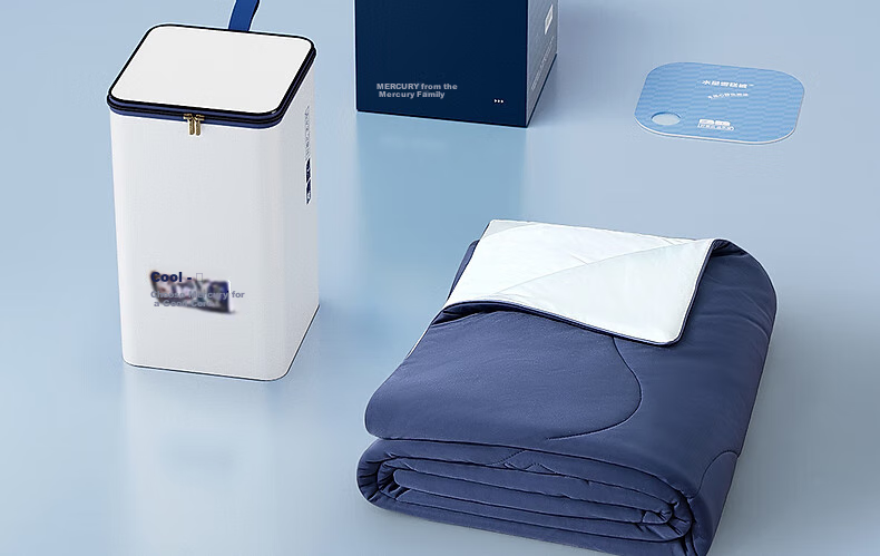 Mercury Home Textiles Air Conditioning Quilt Summer Cooling Quilt Ice Cream Quilt 6.0 Naked Sleep Cooling Quilt Machine Washable Summer Quilt 150*200cm 34