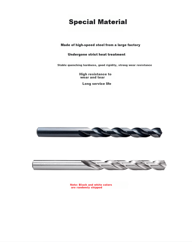 Chengliang Stainless Steel Straight Shank Twist Drill, 8mm High-Speed Steel Cobalt-Containing Twist Drill Bit, Metal Hole Drilling Bit, M35 Electric Drill Bit 2