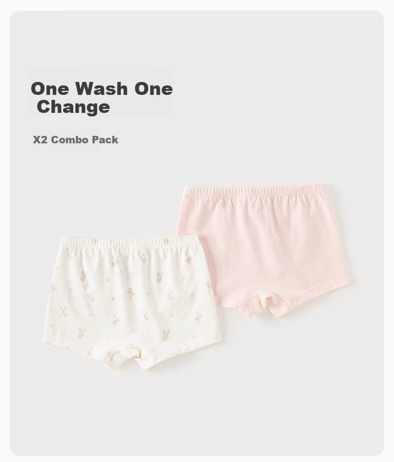 DAVE & BELLA [Two-Pack] Children's Underwear, Baby Boxer Briefs for Girls, Boy Shorts, Comfortable Fit without Pinching 9