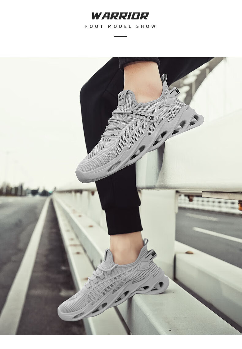Huili Men's Sports Shoes, 2025 Autumn Breathable Mesh Running Shoes, Lightweight Soft-Soled Wear-Resistant Outdoor Travel Shoes 14