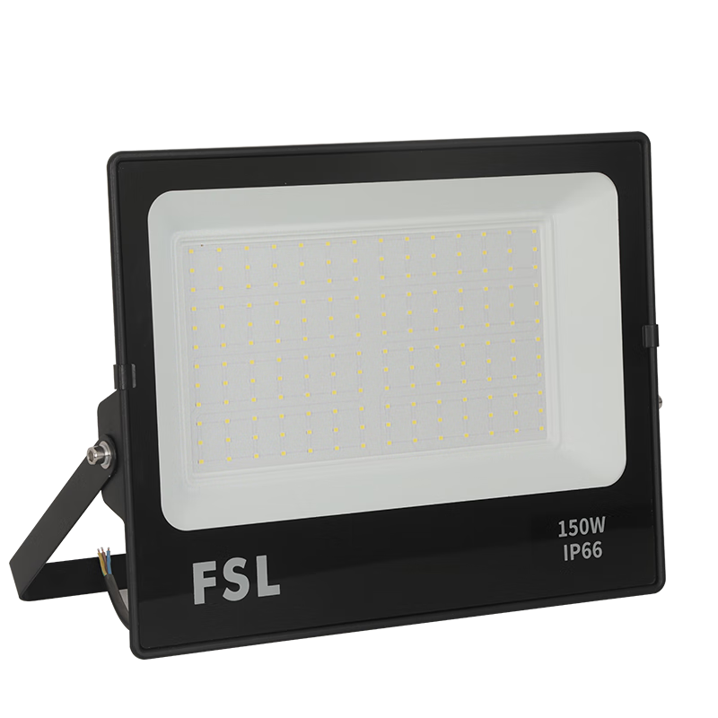 Foshan Lighting LED Floodlight Street Light Construction Light IP66 Waterproof Outdoor Spotlight Aluminum Surge Protection 150W Cool White 13500 Lumens
