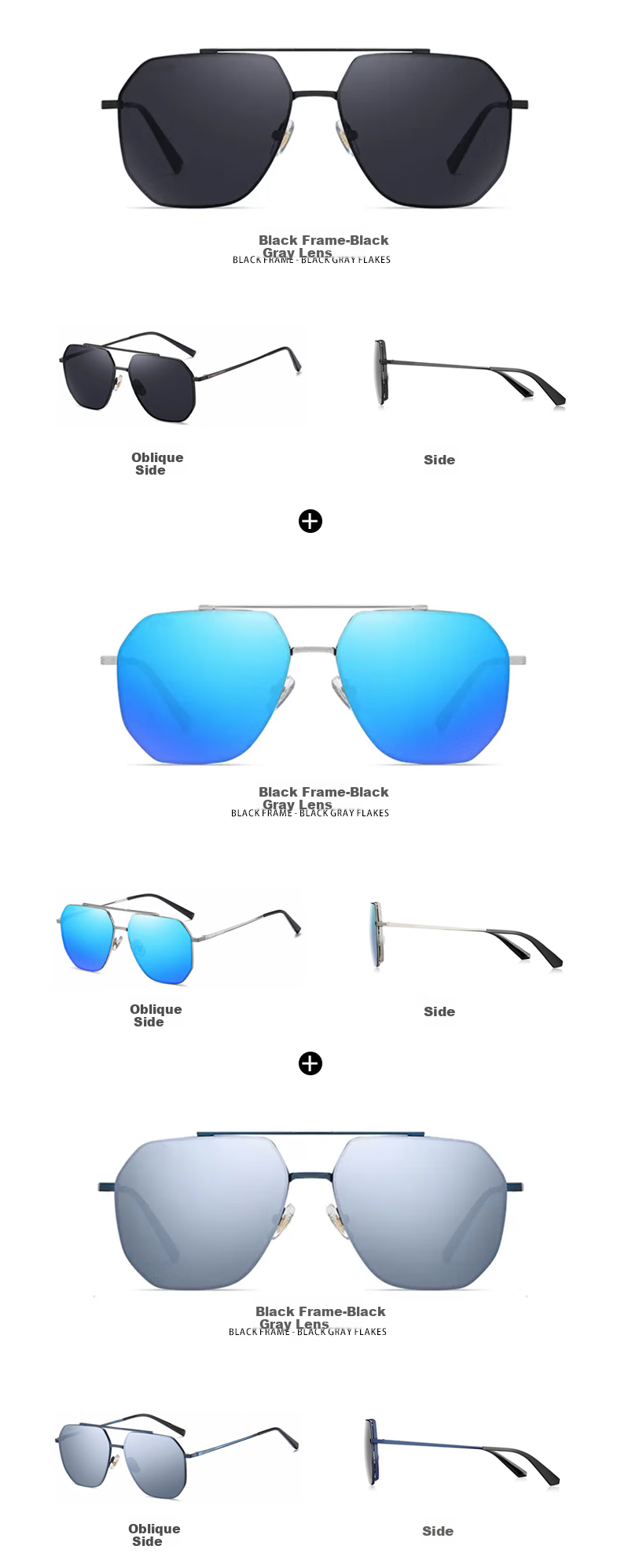 LOESY Sunglasses for Men, Driving-Specific Polarized High-Definition Sunglasses, Classic Aviator Style, Basketball Mercury Father 4