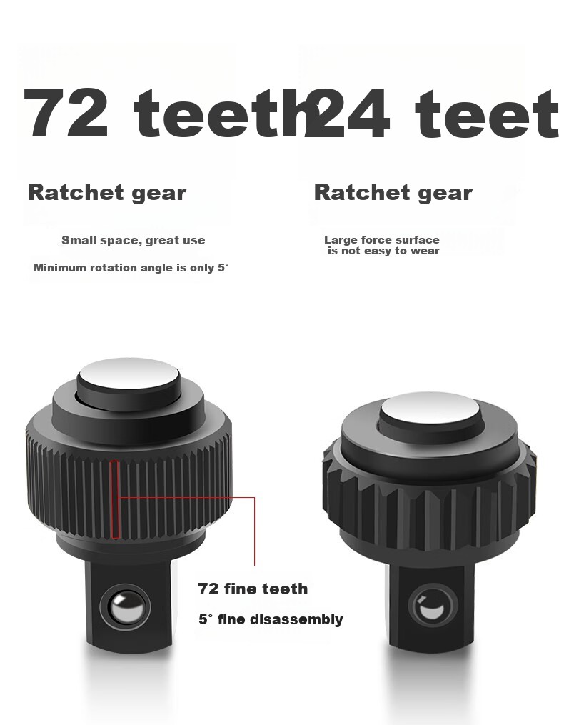 Baolian Quick Socket Ratchet Wrench, Labor-Saving Industrial-Grade Large, Medium, And Small Double-Ended Universal Auto Repair Tool 2