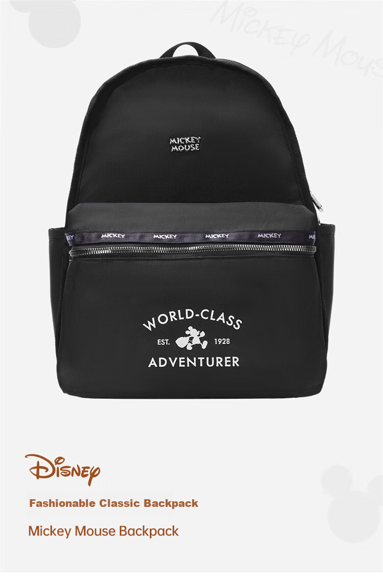Disney Handbag, Women's Bag, Student Travel Backpack, Cute Mickey Mouse Backpack, Large Capacity Backpack, Lightweight Travel Backpack for Wome 2