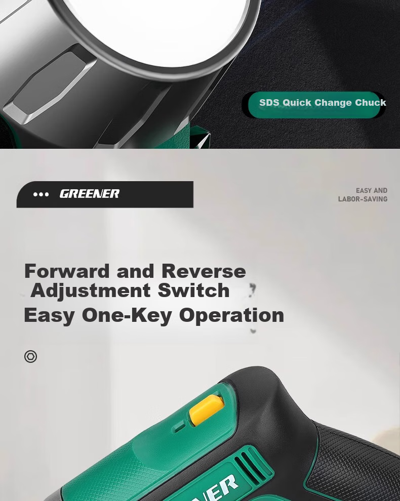 GREENER Advanced Goddess Edition 37-Piece Portable Electric Screwdriver Multifunctional Cordless Household Mini Screw Gun 13