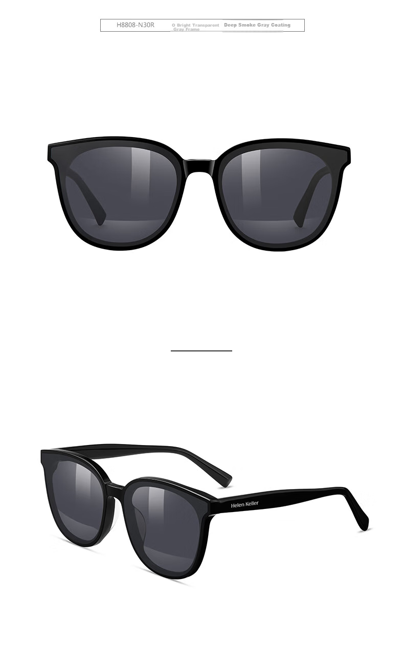 HELEN KELLER Polarized Sunglasses for Women, Retro Cat-Eye Design, High-End Fashion, UV Protection, Driving-Specific Glasses H8808 7