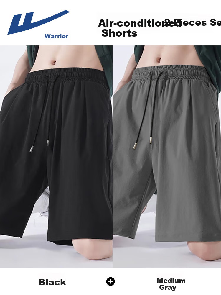 Warrior Quick-Dry Shorts for Men, Summer 2026 Style, Youth Basketball Sports Ice Silk Thin Running Shorts for Boys, YD 11