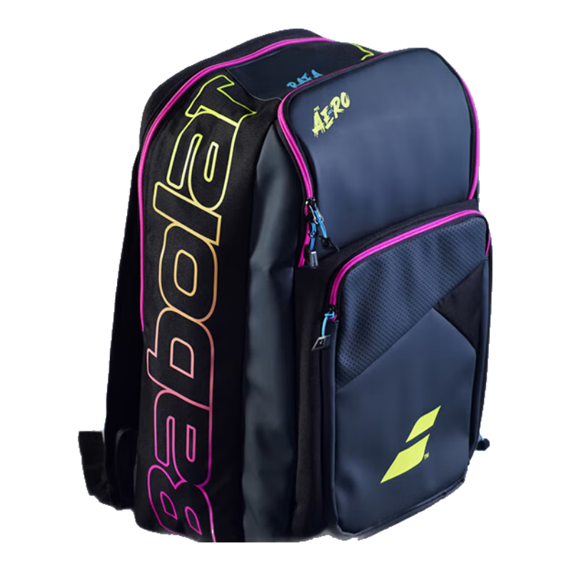 Babolat PA RAFA Large Capacity Tennis Backpack, Babolat Nadal Color Scheme Racket Bag