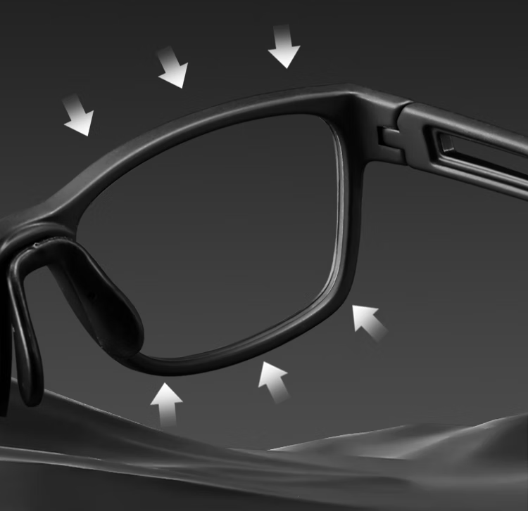 Kaponi Sports Glasses for Men with Prescription, Suitable for Basketball And Soccer, Protective Goggles with Anti-Glare Coating, Available in Various Lens Powers, for Running, Outdoor Activities, And Cycling 12