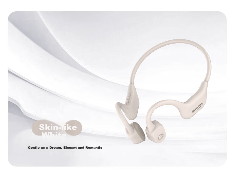 PHILIPS Bone Conduction Bluetooth Headphones, Professional Sports Running, Ear-Hook Style, True Wireless, Open-Ear Design, Not In-Ear, Clip-On, Long Battery Life, High-End Noise Reduction, Suitable for Apple And Huawei, TAA6609C Black 13
