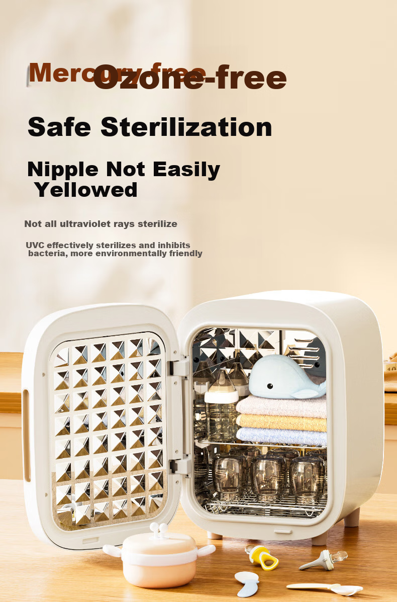 Haier UV Sterilizer for Dryers, Baby Bottles, Toys, Nipples, Bowls, Chopsticks, Underwear And Lingerie Disinfector, 16L Capacity, Touch Screen Control with 16 UV Light Beads 14